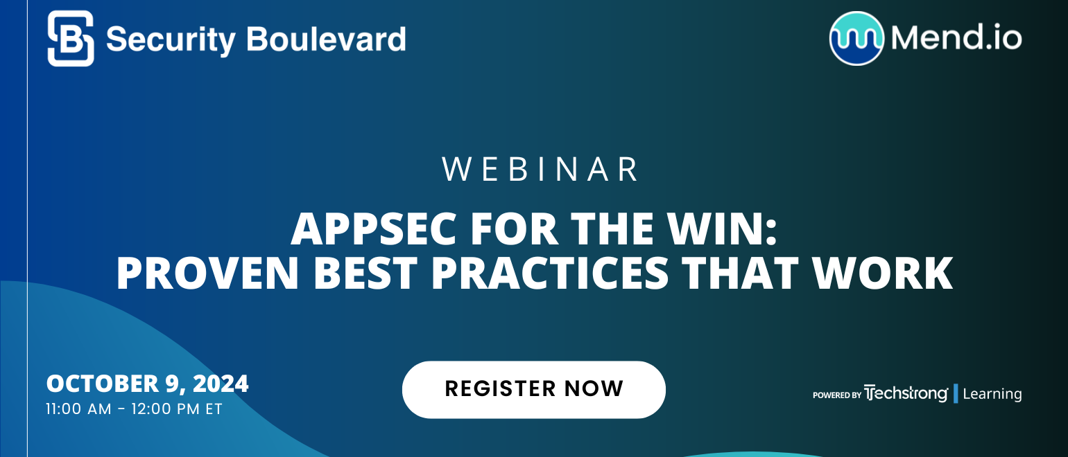 AppSec for the Win: Proven Best Practices that Work