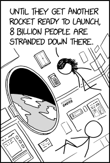 Randall Munroe’s XKCD ‘Stranded’